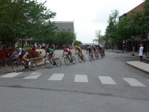 at the front of strung out crit